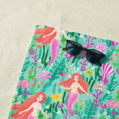 パームビーチトロピカルアイランドメルメイド ビーチタオル (インサイチュ)