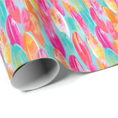 パームビーチトロピカルサーフボード ラッピングペーパー (ロールコーナー)