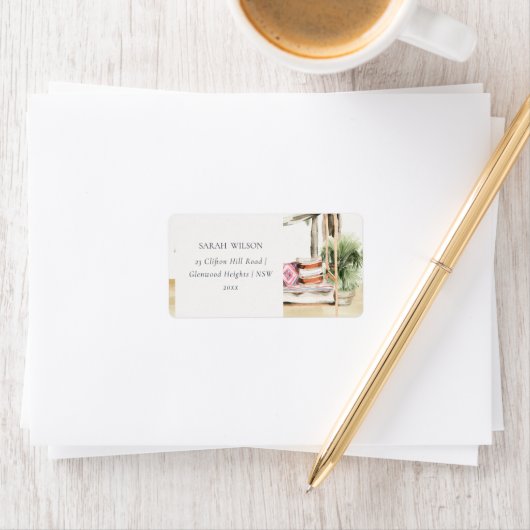 パームビーチトロピカルパームビーチカバナアドレス ラベル (インサイチュ)