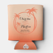 パームビーチトロピカルロゴ | peach 缶クーラー (裏面)