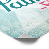 パームビーチフロリダピンクフラミンゴ – ヴィンテージレトロT ポスター (角)