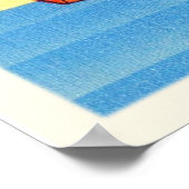 パームビーチフロリダFLオールドヴィンテージ旅行記念品 ポスター (角)