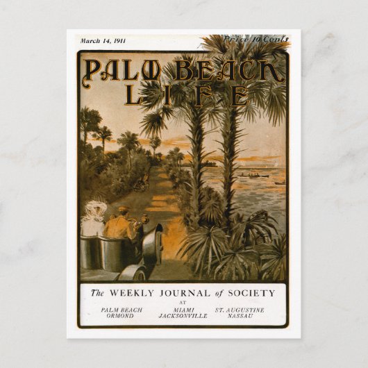 パームビーチライフ#17はがき ポストカード (正面)