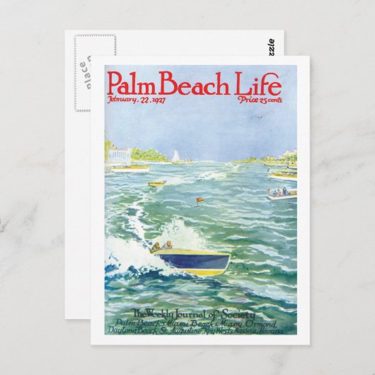 パームビーチライフ#2はがき ポストカード (正面/裏面)