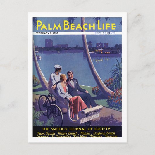 パームビーチライフ#4はがき ポストカード (正面)