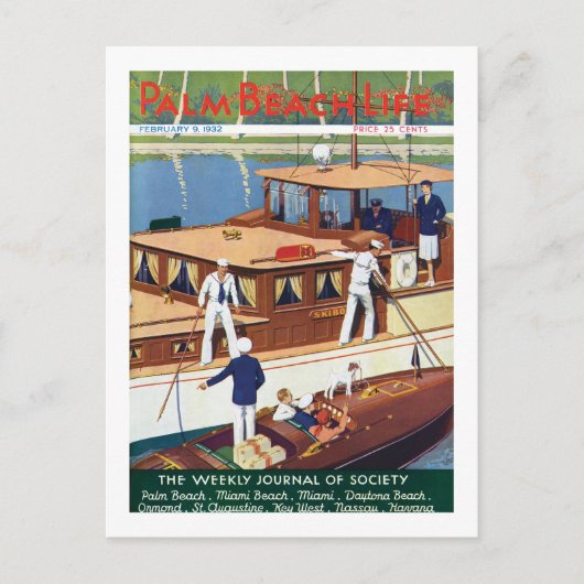 パームビーチライフ#6はがき ポストカード (正面)