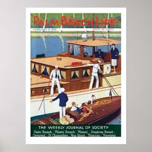 パームビーチライフ#6プリント ポスター (正面)