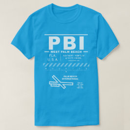 パームビーチ国際空港 PBI Tシャツ