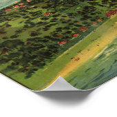 パームビーチ県FL 1915アンティークパノラママップ ポスター (角)