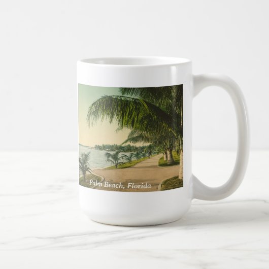 パームビーチ1898ヴィンテージフロリダシーン コーヒーマグカップ (右)