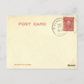 パームビーチ，フロリダ州リゾート&ロバートロリー1908 ポストカード (裏面)