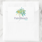 パームビーチ（フロリダ） 長方形シール (バッグ)
