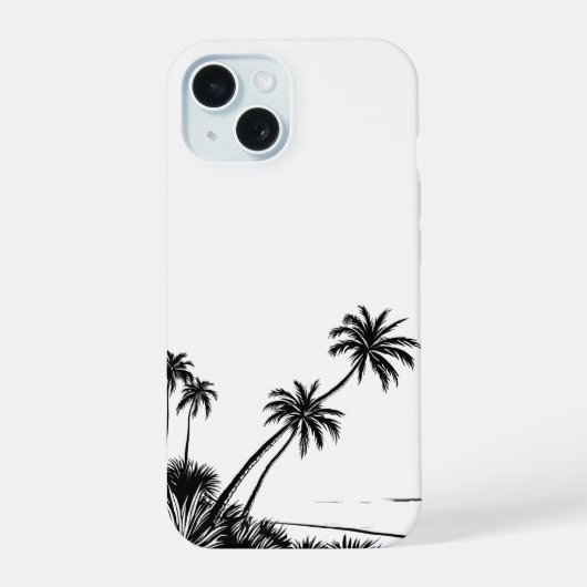 パームビーチ iPhone 15ケース (裏面)