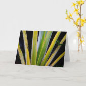 パームファン カード (黄色い花)