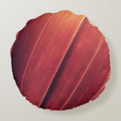 パームフロンズインラストと金ゴールド ラウンドクッション (裏面)