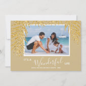 パームフロンズクリスマスフォトホリデーカード シーズンカード (正面)