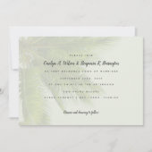 パームフロンズ離れズトロピカル結婚式招待状 招待状 (正面)