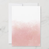 パームフロントハワイアントロピカルトレンディーモダンピンク 招待状 (裏面)