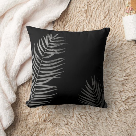 パームフロンドシルエット装飾用クッション クッション (ブランケット)
