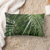 パームフロンドファインアート自然写真 ランバークッション (ブランケット)