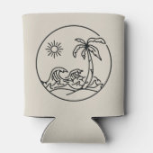 パームフローラトロピッ結婚カル |砂クーラーボックス 缶クーラー (裏面)