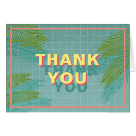 パームプールサンキューカード