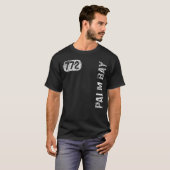 パームベイフロリダ772エリアコードヴィンテージレトロ Tシャツ (正面フル)
