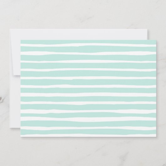 パームポップ・アートの |ビーチ誕生日パーティフォト招待状 招待状 (裏面)