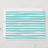 パームポップ・アートの |ビーチ誕生日パーティーの招待 招待状 (裏面)