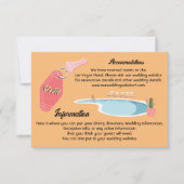 パームモダン春宿泊施設カード 招待状 (正面)