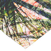 パームモダン葉トロピカル抽象デザイン ショートテーブルランナー (コーナー)