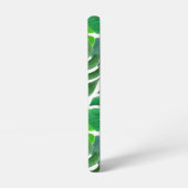 パームモダン葉パターンモノグラム SAMSUNG GALAXYケース (左側面)