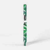 パームモダン葉パターンモノグラム SAMSUNG GALAXYケース (右側面)