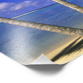 パームライニングビーチ調理師諸島6 フォトプリント            (角)