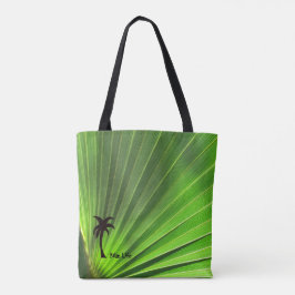 パームライフ | Green Palm Fond Palm Treeのモチーフ トートバッグ