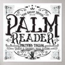 パームリーダーヴィンテージ魔法占い師ハロウィン