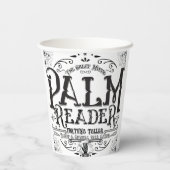 パームリーダーヴィンテージ魔法占い師ハロウィン 紙コップ (裏面)
