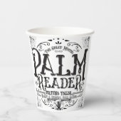 パームリーダーヴィンテージ魔法占い師ハロウィン 紙コップ (正面)
