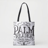 パームリーダーヴィンテージ魔法占い手裏表 トートバッグ (正面)