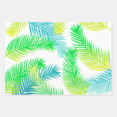 パームリーフの模様 ラッピングペーパーシート (正面2)