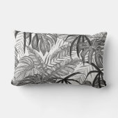 パームリーフアウトドアランバー枕 13" x 21" アウトドアクッション (裏面)