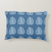 パームリーフアクセントピロー海ビーチ波熱帯 アクセントクッション (裏面)