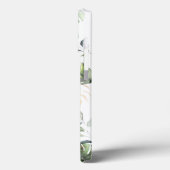 パームリーフトロピカルサファリ花嫁スクリプトウェディング Case-Mate iPhoneケース (裏面 / 左)