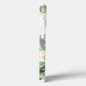 パームリーフトロピカルサファリ花嫁スクリプトウェディング Case-Mate iPhoneケース (裏面 / 右)