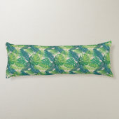 パームリーフパターン体枕 ボディピロー (裏面)