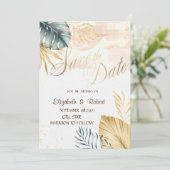 パームリーフビーチウェディング・セーブ・ザ・デート セーブザデート (スタンド正面)