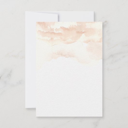 パームリーフビーチウェディング  レセプション招待状 招待状 (裏面)