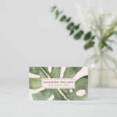 パームリーフビーチバケーションレンタルプロパティ不動産仲介業者 名刺 (スタンド正面)