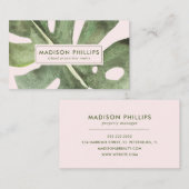 パームリーフビーチバケーションレンタルプロパティ不動産仲介業者 名刺 (正面/裏面)