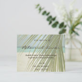 パームリーフビーチリハーサルディナー 招待状 (スタンド正面)